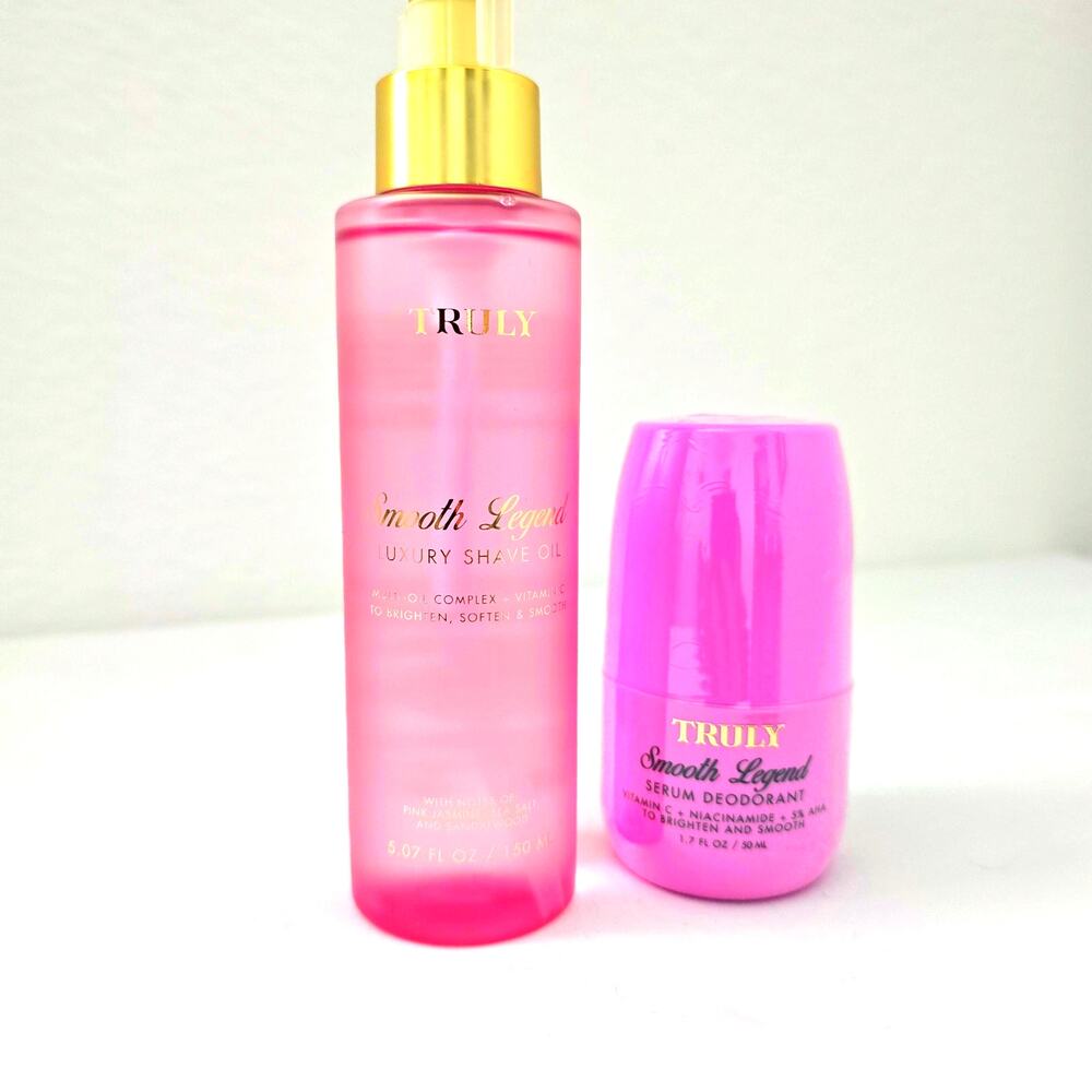 NWT Truly Smooth Legend Shave oil and deodorant bundle set